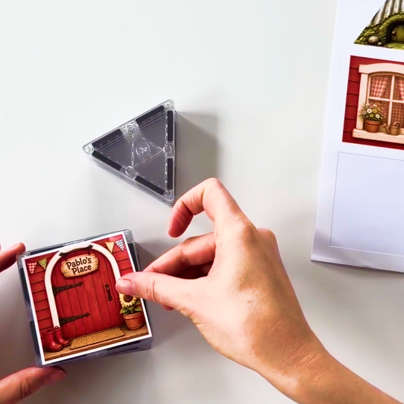 Decorate! Personalize your pet's home with stickers.