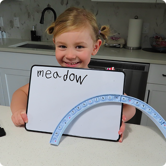 After a few letters, have your child practice writing their name.