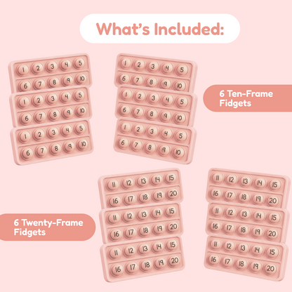 10 Frame Fidgets (Set of 12).