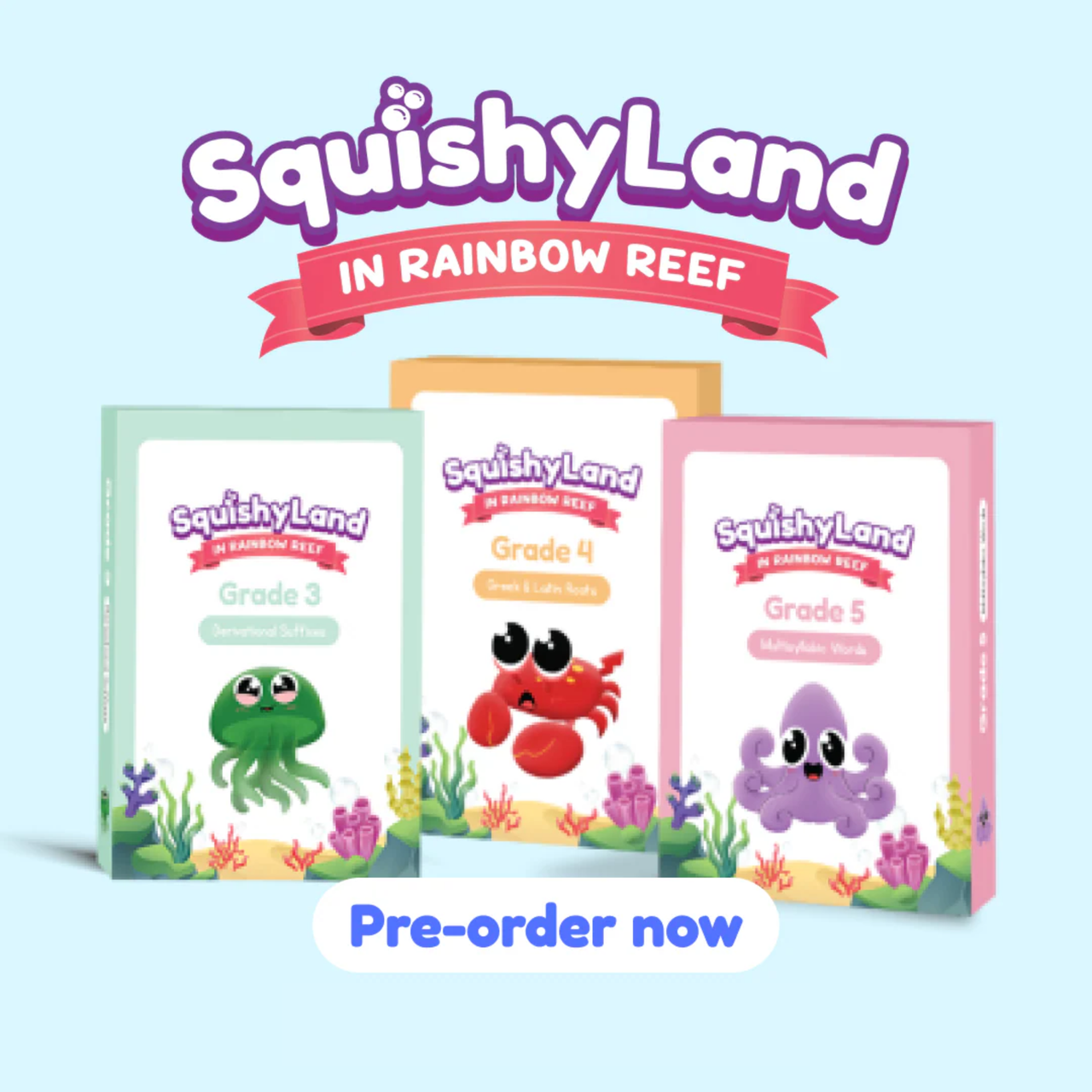 Squishyland 3-5 Expansion Card Packs.