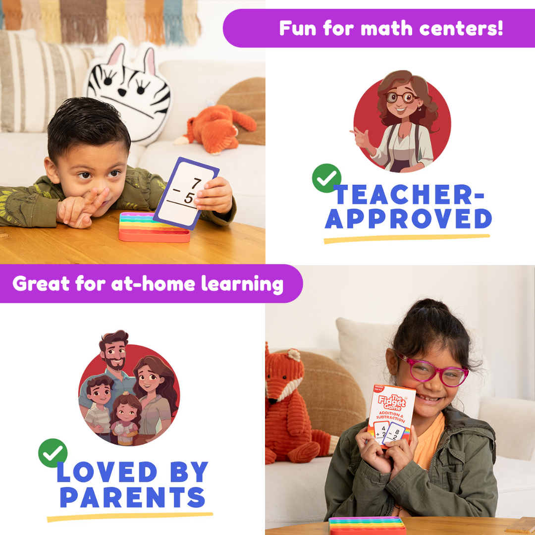 Pre-K & Kindergarten Addition & Subtraction Card Pack.