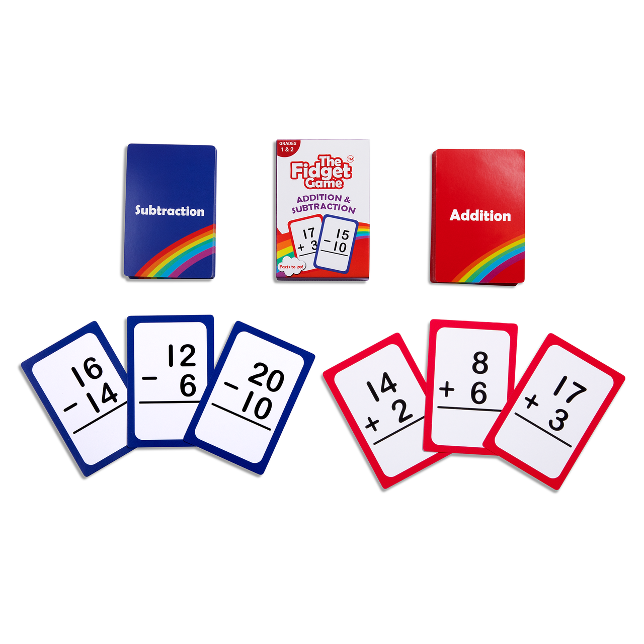 .Grade 1 & 2 Addition & Subtraction Card Pack