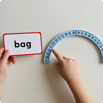 Then have your child practice writing that letter on the whiteboard.