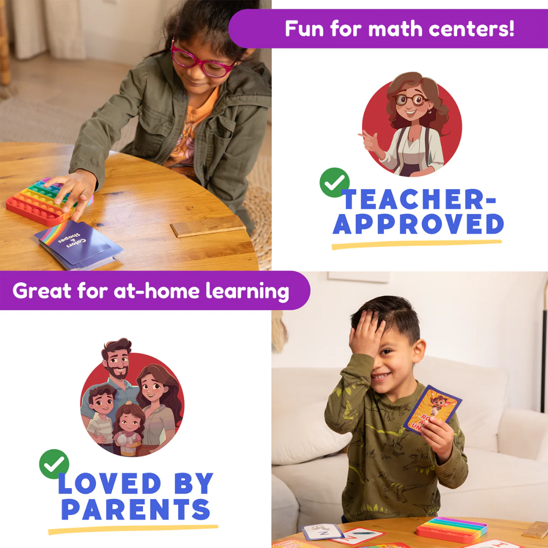 2D & 3D Shapes & Colors Card Pack.