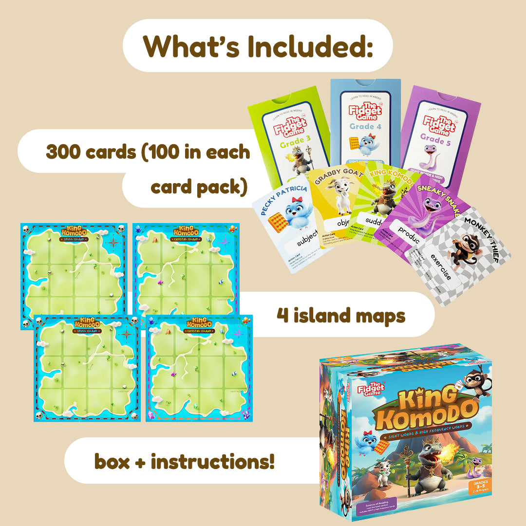 King Komodo + Expansion 3-5 Card Packs.