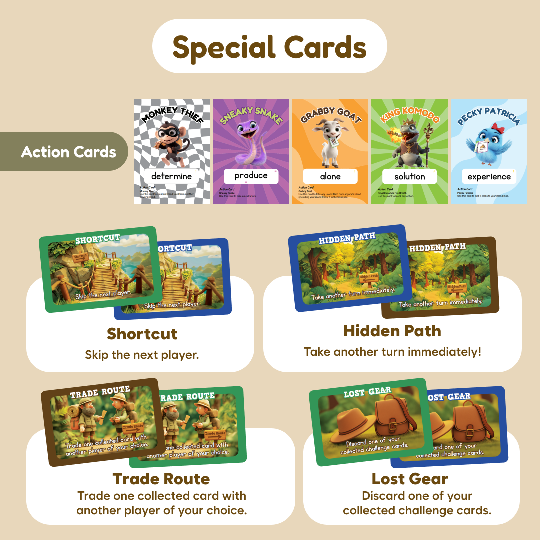 King Komodo + Expansion 3-5 Card Packs.