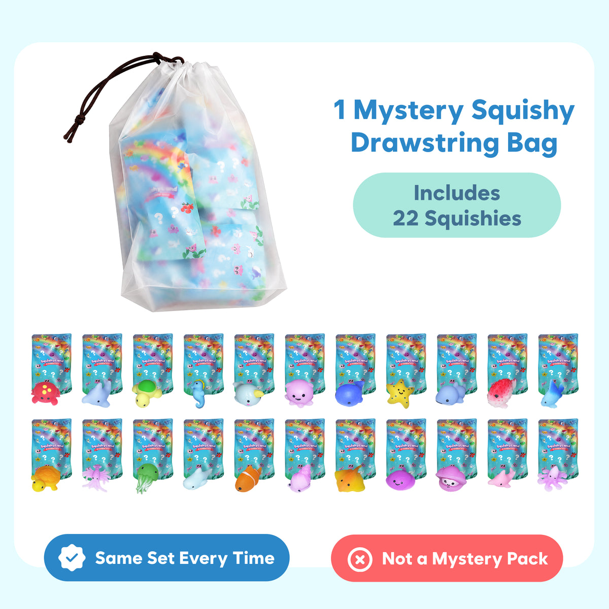 Mystery Squishies - 3-Pack Bundle.
