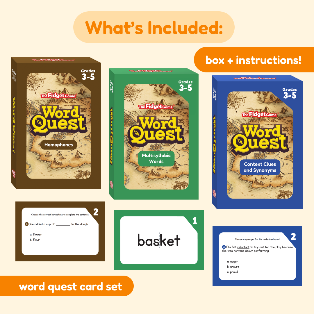 Sight Words + Expansion 3-5 Card Packs.