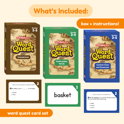 Sight Words + Expansion 3-5 Card Packs.