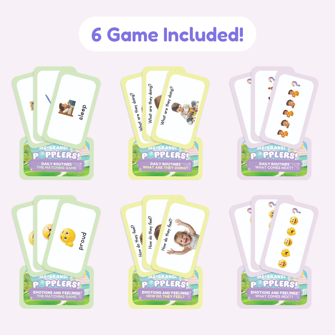 Popplers: Daily Routines & Emotions and Feelings.