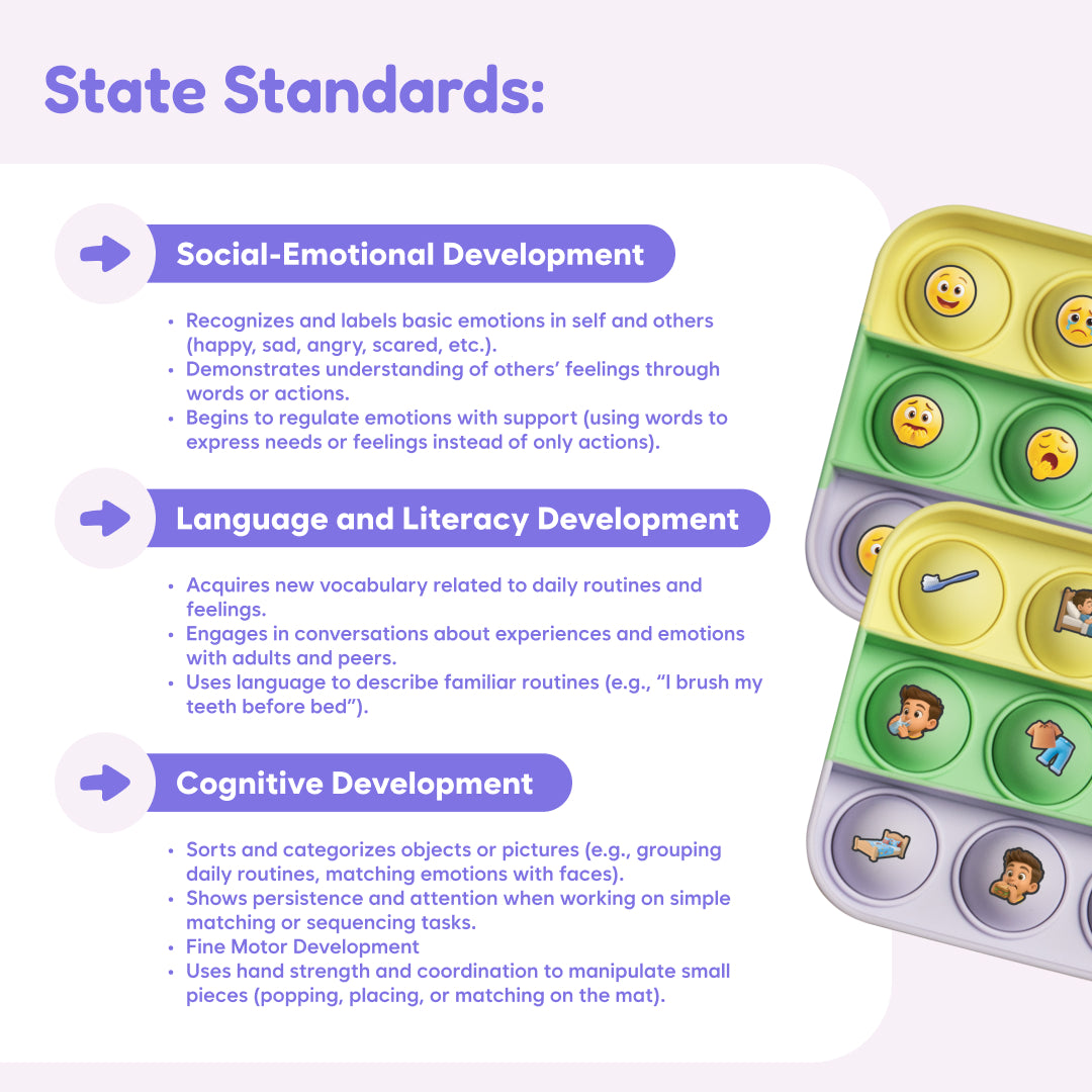 Popplers: Daily Routines & Emotions and Feelings.