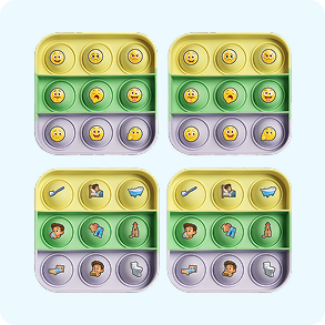 4 Fidget Mats (Daily Routines & Emotions and Feelings)