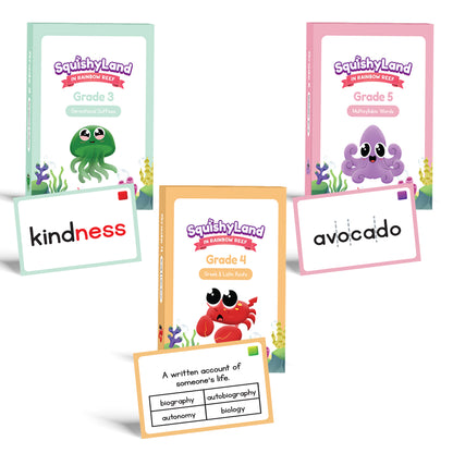 Squishyland 3-5 Expansion Card Packs.
