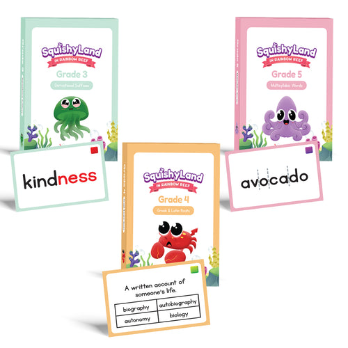 Squishyland 3-5 Expansion Card Packs.
