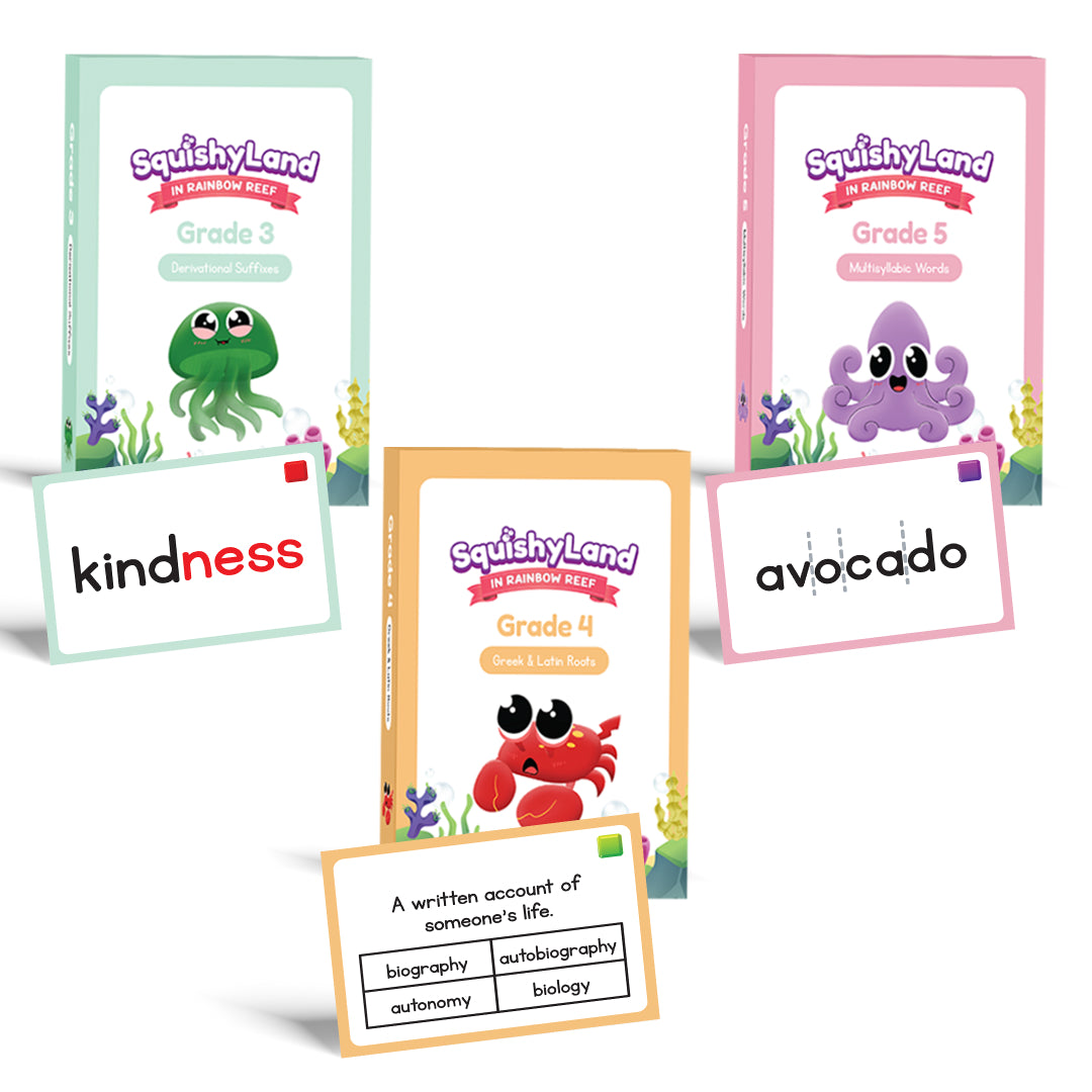 Squishyland 3-5 Expansion Card Packs.