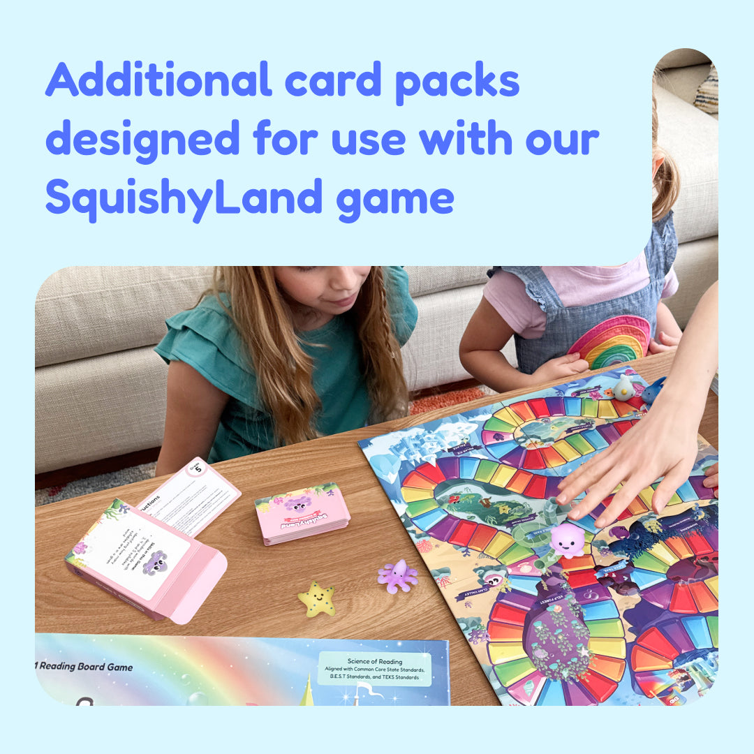Squishyland 3-5 Expansion Card Packs.