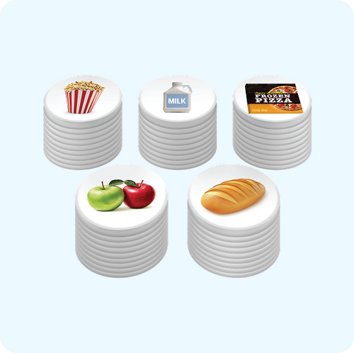 50 Grocery Item Tokens