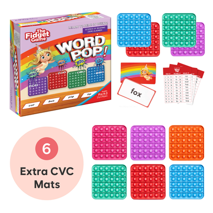Word Pop + Extra CVC Mats.