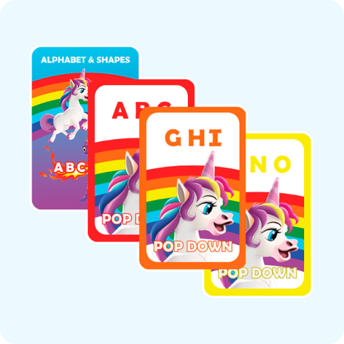72 ABC & Shapes Cards