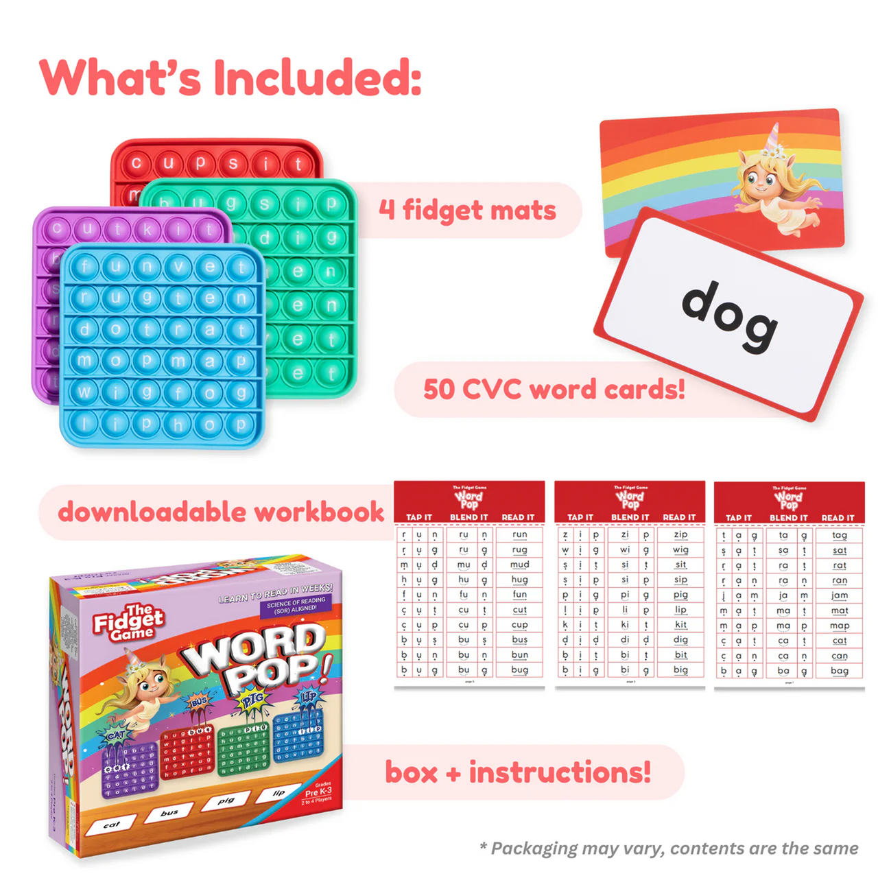 Word Pop! - Buy 1 Get 1, 50% Off.