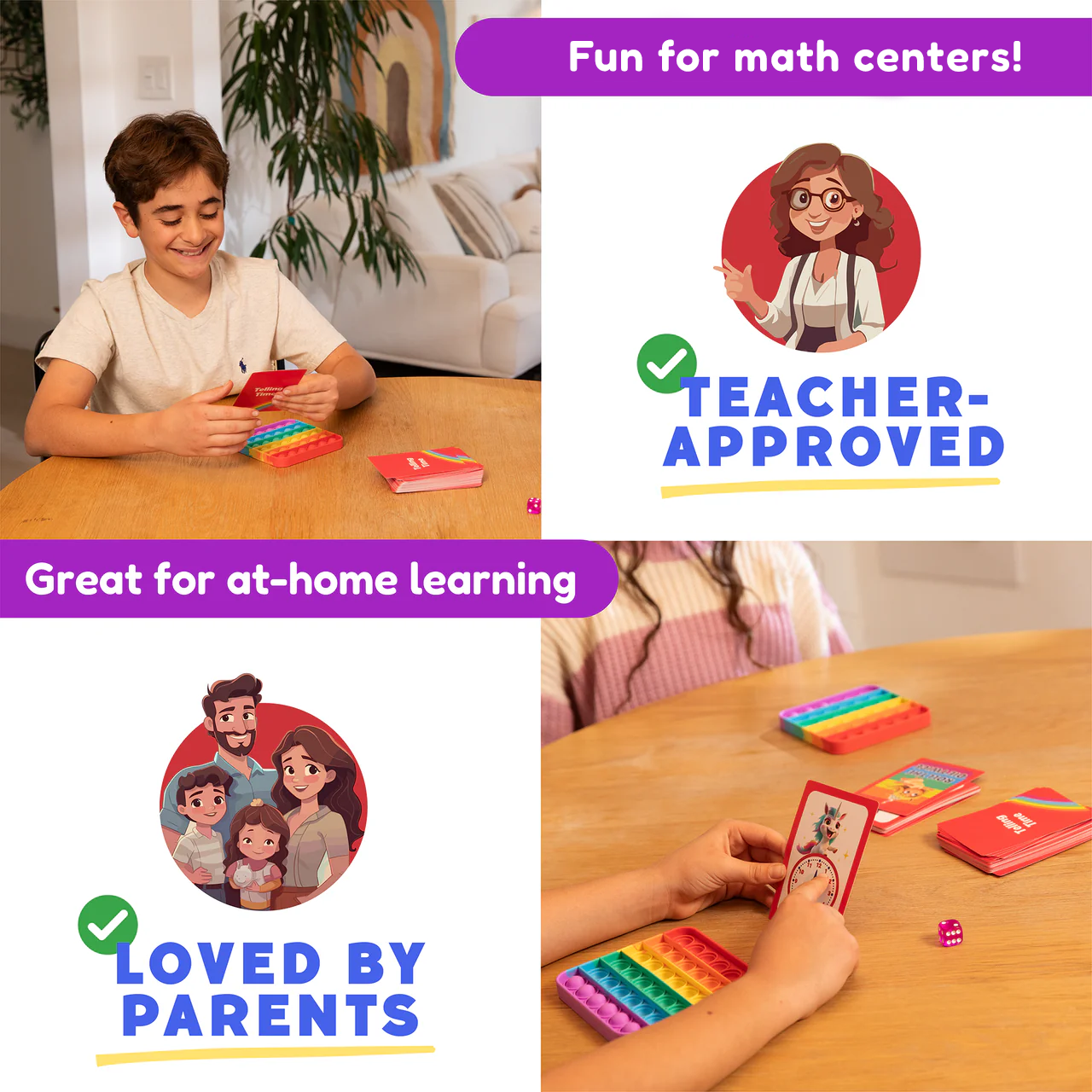 Telling Time Card Pack.